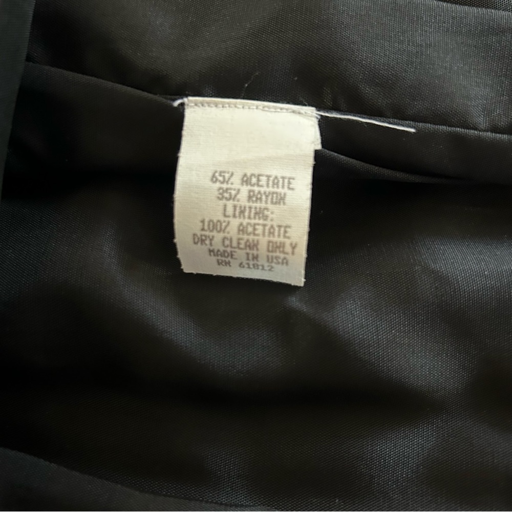 Vintage 1990s Scaasi Velvet Dress Size 10 - Picture 7 of 7